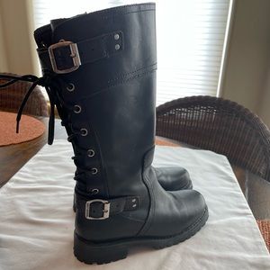 Harley Davidson back lace up Motorcycle Boots